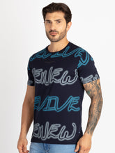 Mens Printed Round Neck T-Shirt